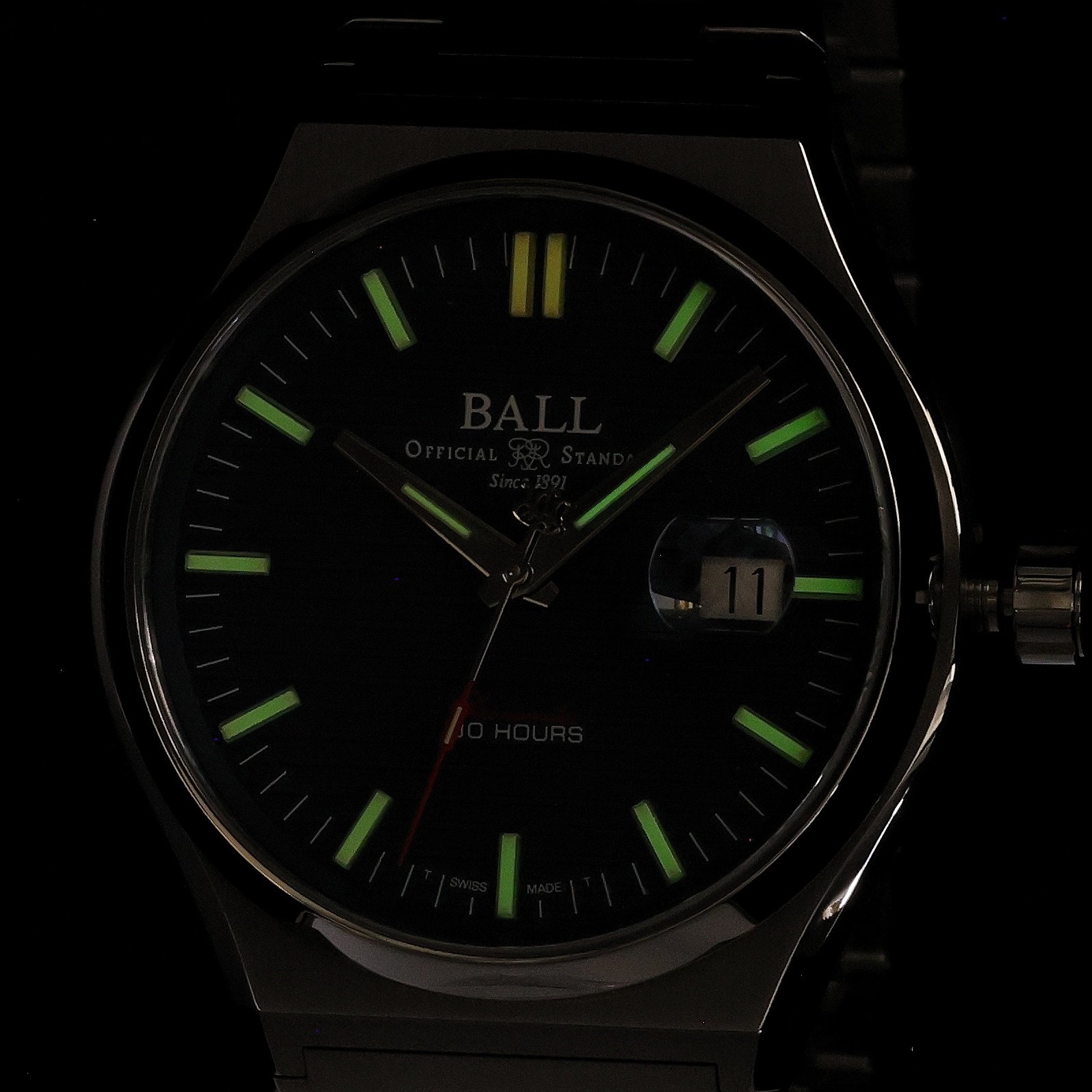 zegarek Ball NM9352C-S1C-BE automatyczny męski Roadmaster Roadmaster M Perseverer 43mm