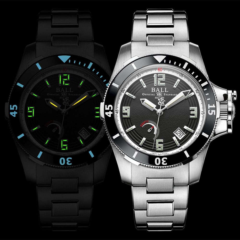 Ball PM2096B-S1J-BK męski zegarek Engineer Hydrocarbon bransoleta - miniatura 3