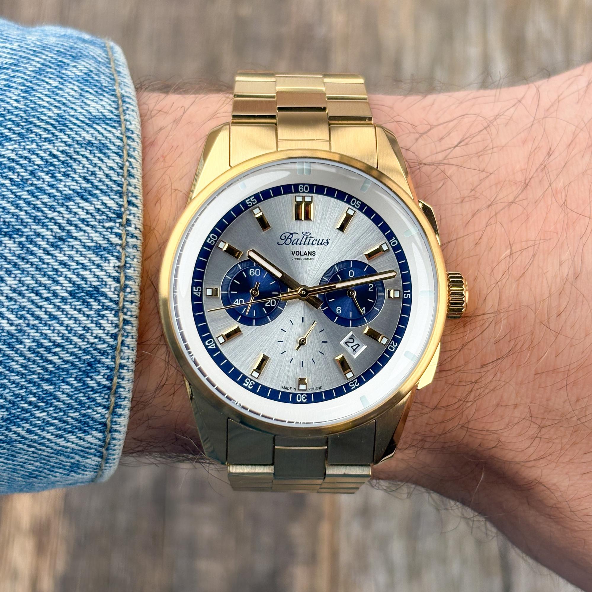 zegarek Balticus BAL-VSCHSBGU Volans Chronograf Volans szafirowe - miniatura 14