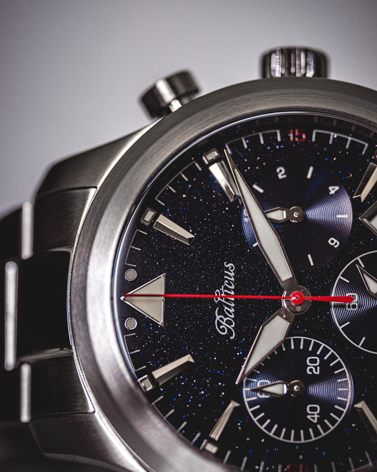 zegarek Balticus BALFSQCHAVE kwarcowy męski Flying Seal Flying Seal 44mm Awenturyn Limited Edition 100szt - miniatura 5