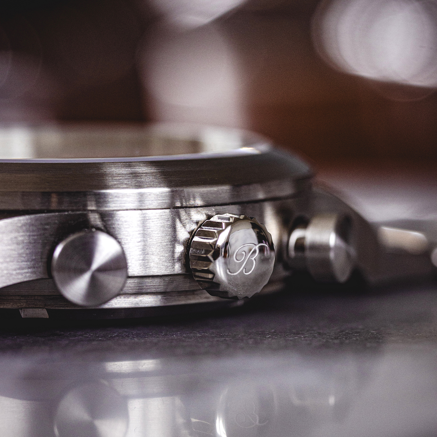 zegarek Balticus BALFSQCHBLU kwarcowy męski Flying Seal Flying Seal 44mm Niebieski Limited Edition 80szt