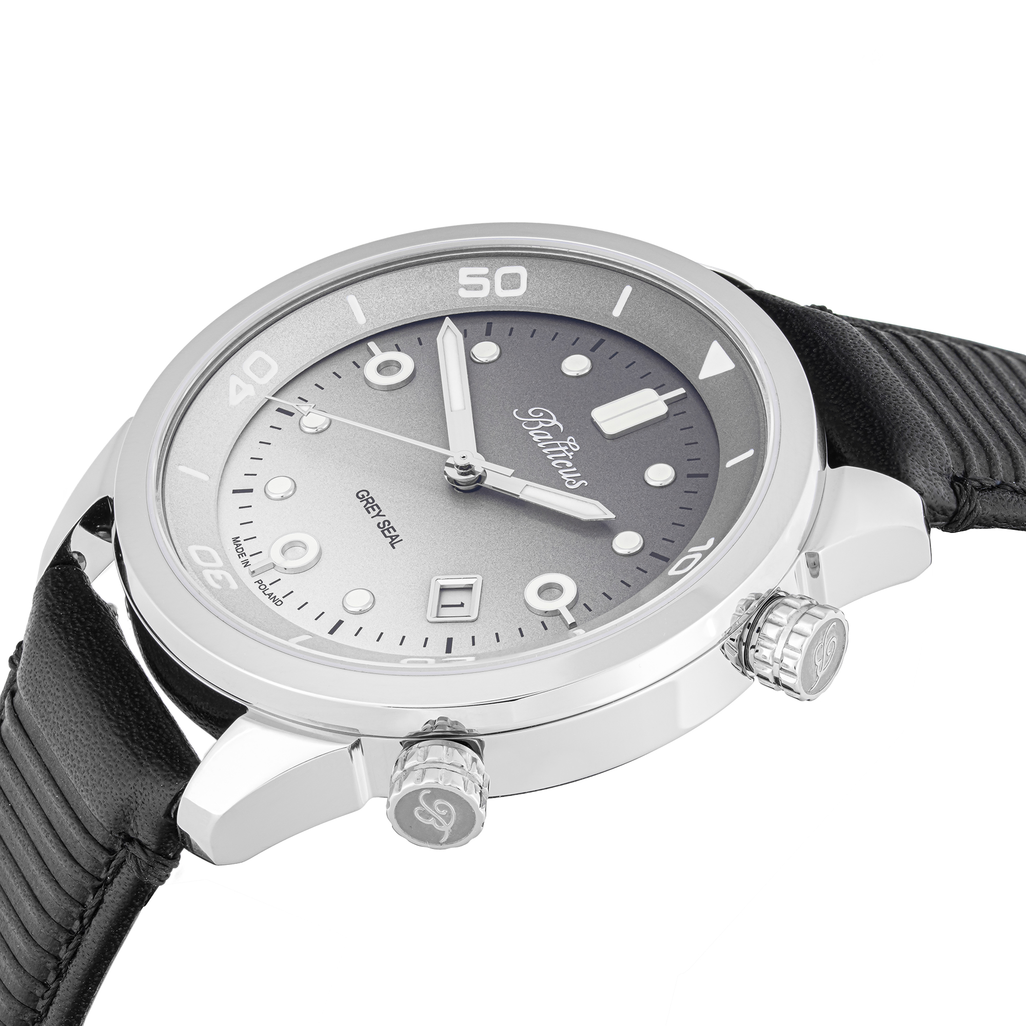 zegarek Balticus BLT-BALGSRG automatyczny męski Grey Seal Grey Seal Limited Edition