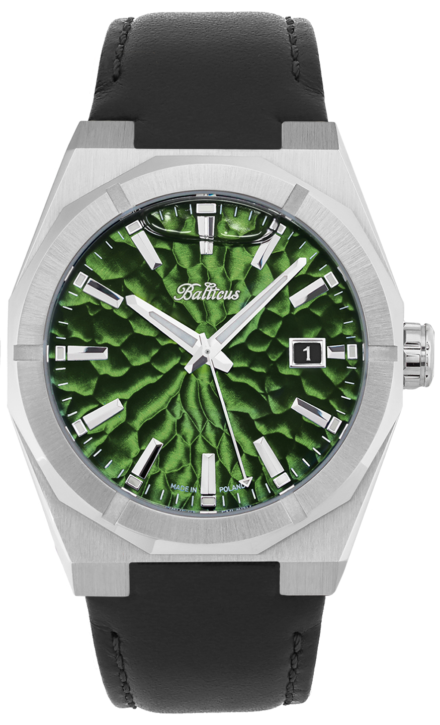 zegarek Balticus BLT-BALSDHDGRE Gwiezdny Pył The O 40 mm Zielony Edycja Limitowana Gwiezdny Pył szafirowe - miniatura 3