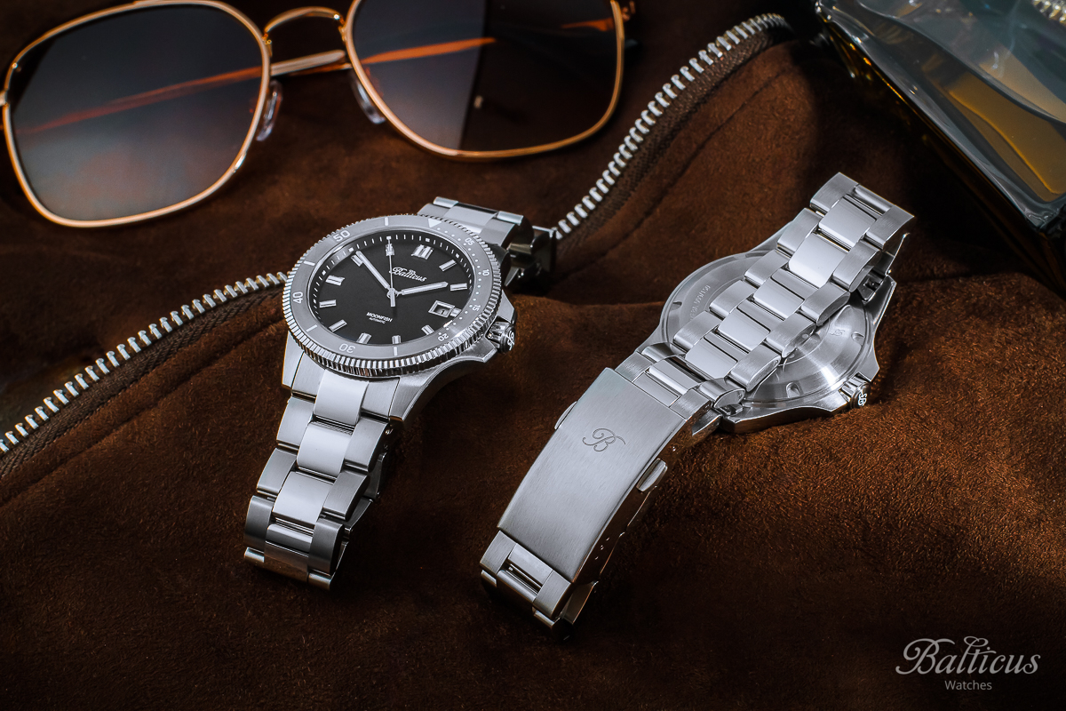 zegarek Balticus BLT-BTMFBLA Moonfish - Black - Limited Edition 50szt Moonfish szafirowe - miniatura 11