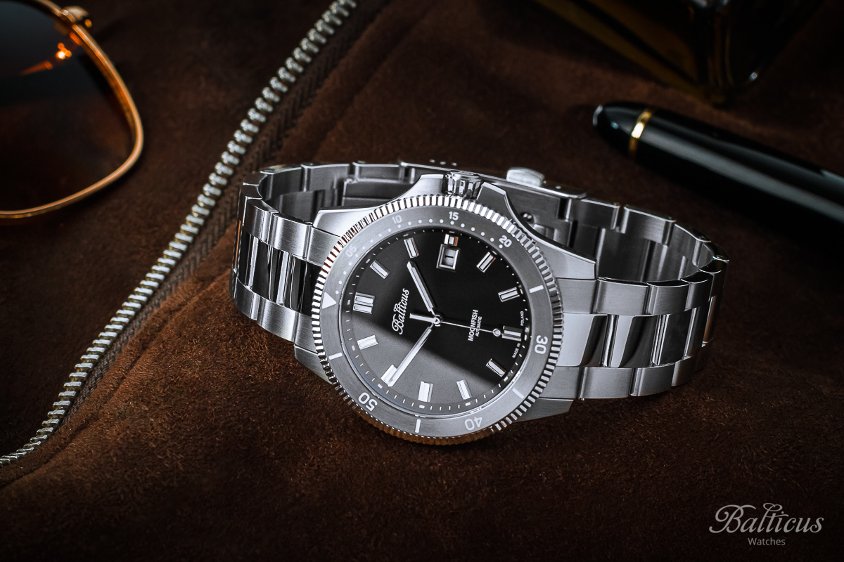zegarek Balticus BLT-BTMFBLA srebrny Moonfish - miniatura 7