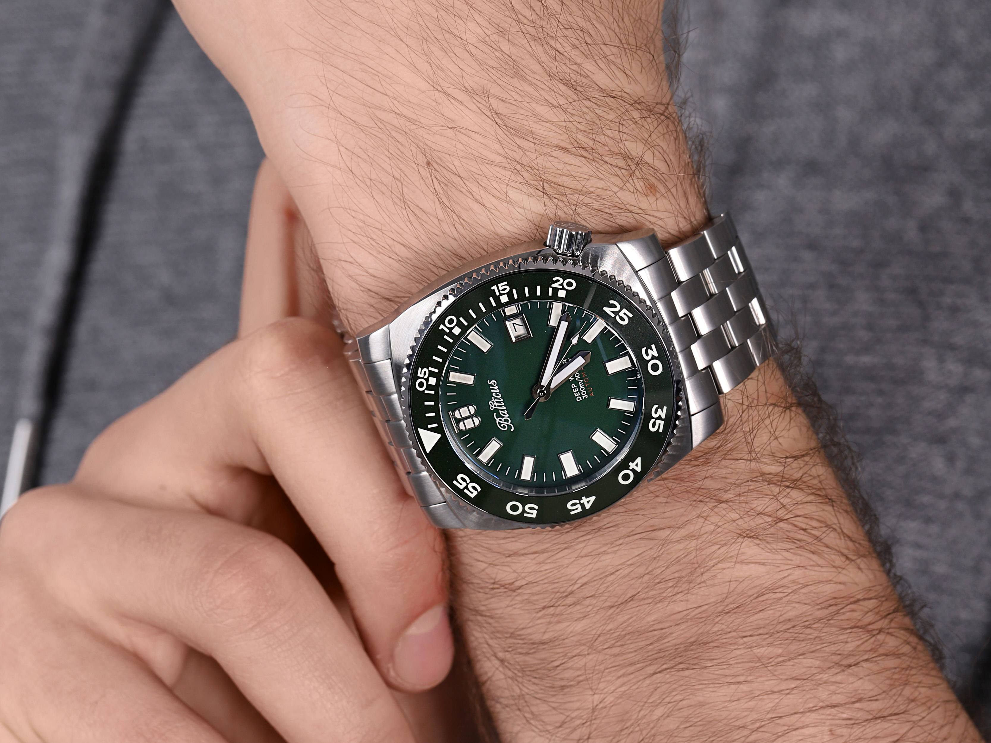 zegarek Balticus BLT-DW-GRN srebrny Deep Water - miniatura 8