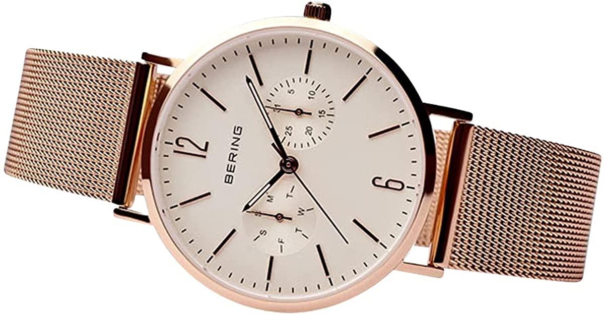 zegarek Bering 14236-364 różowe złoto Classic - miniatura 7
