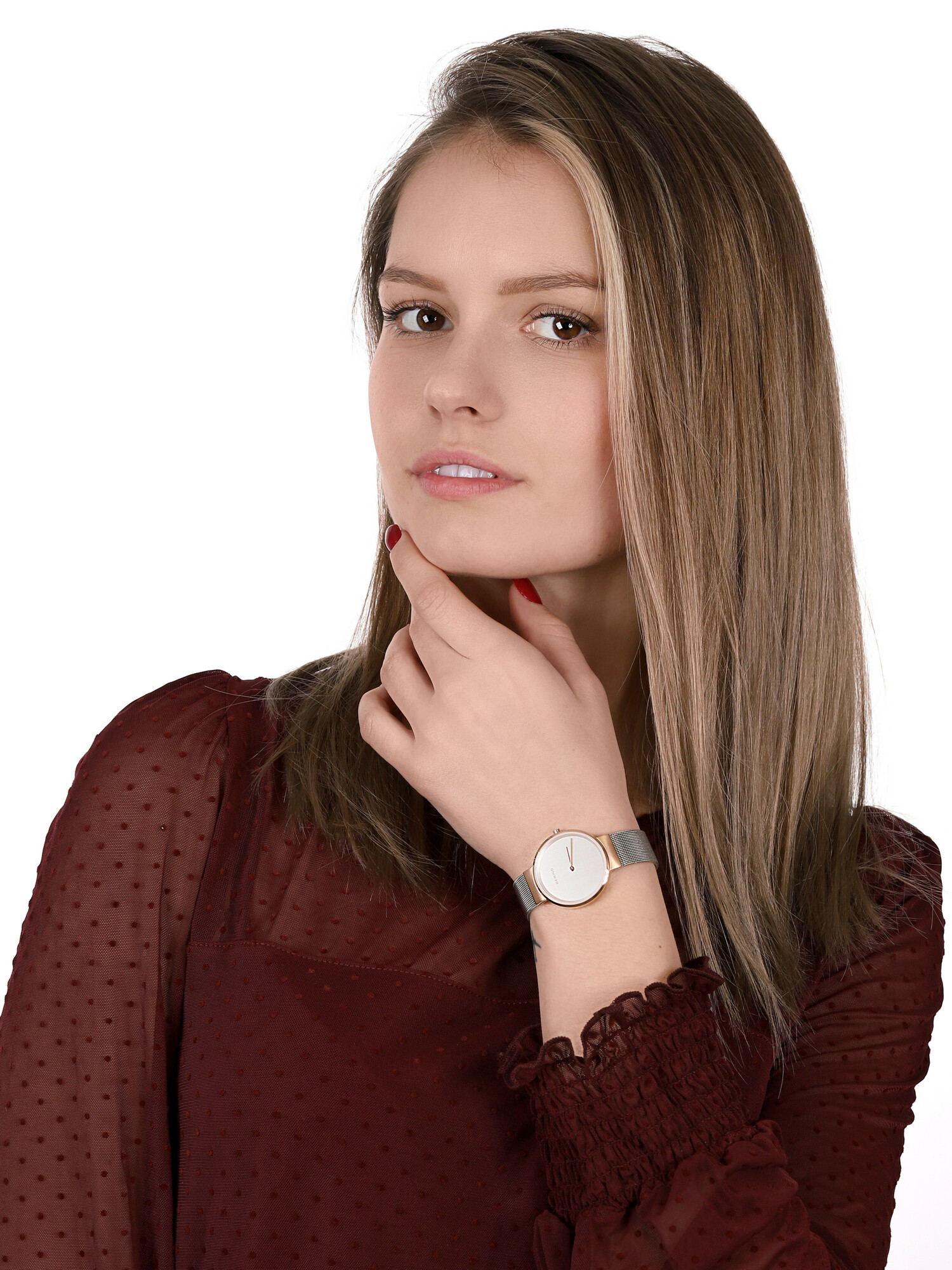 zegarek Bering 14531-060 różowe złoto Classic - miniatura 2