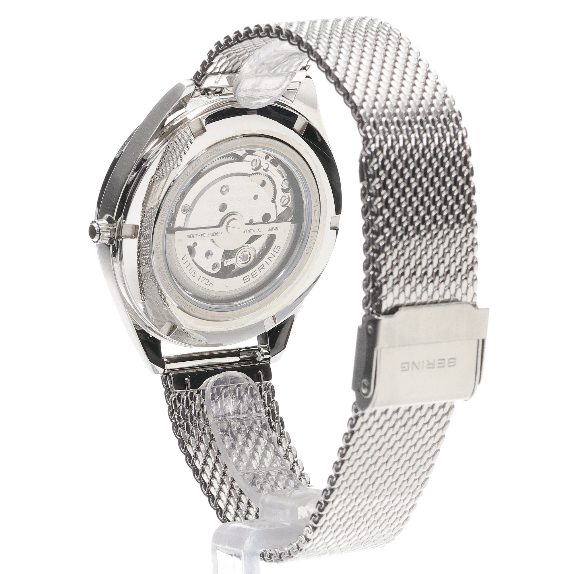 zegarek Bering 16243-077 srebrny Automatic - miniatura 4