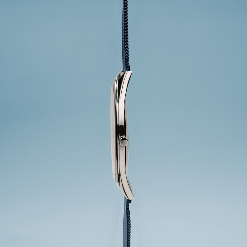 Bering 17039-307 LZ129 Hindenburg Quarz Ultra Slim klasyczny zegarek srebrny - miniatura 8