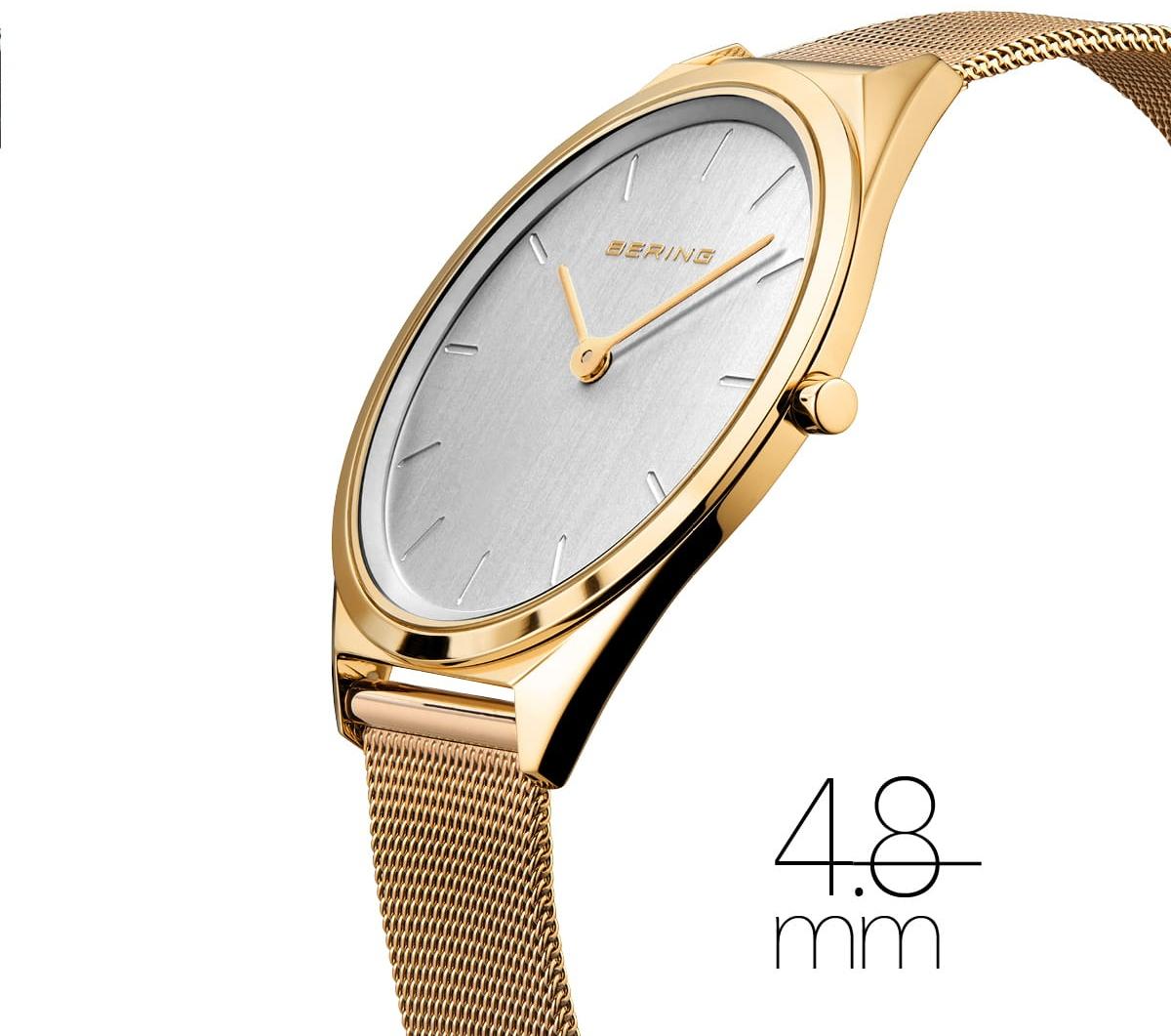 zegarek Bering 17039-334 złoty Ultra Slim - miniatura 7