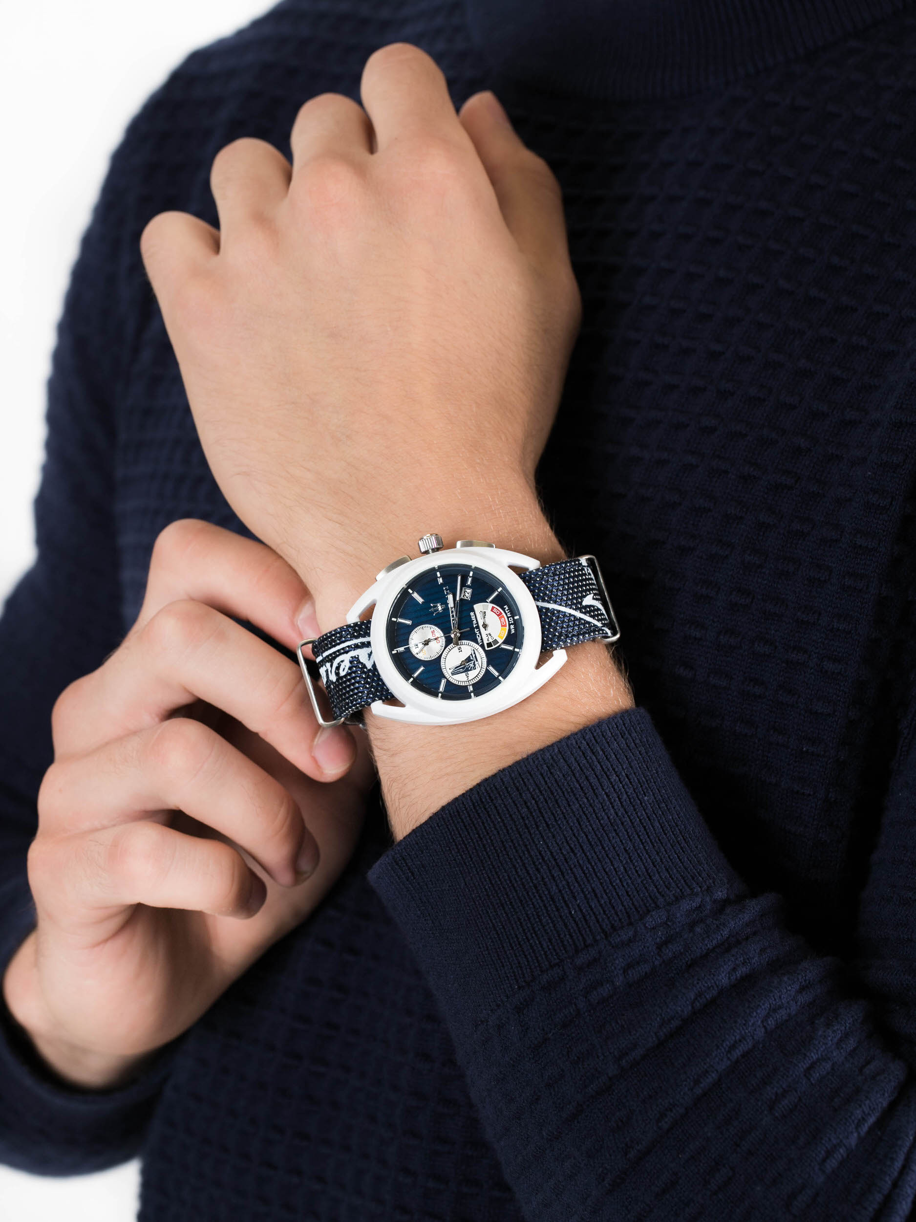 zegarek Maserati R8851132003 TRIMARANO LIMITED EDITION męski z chronograf Trimarano - miniatura 3