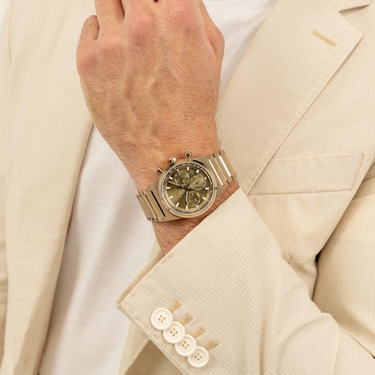 zegarek Boss 1514222 kwarcowy męski Męskie Candor Chrono - miniatura 5