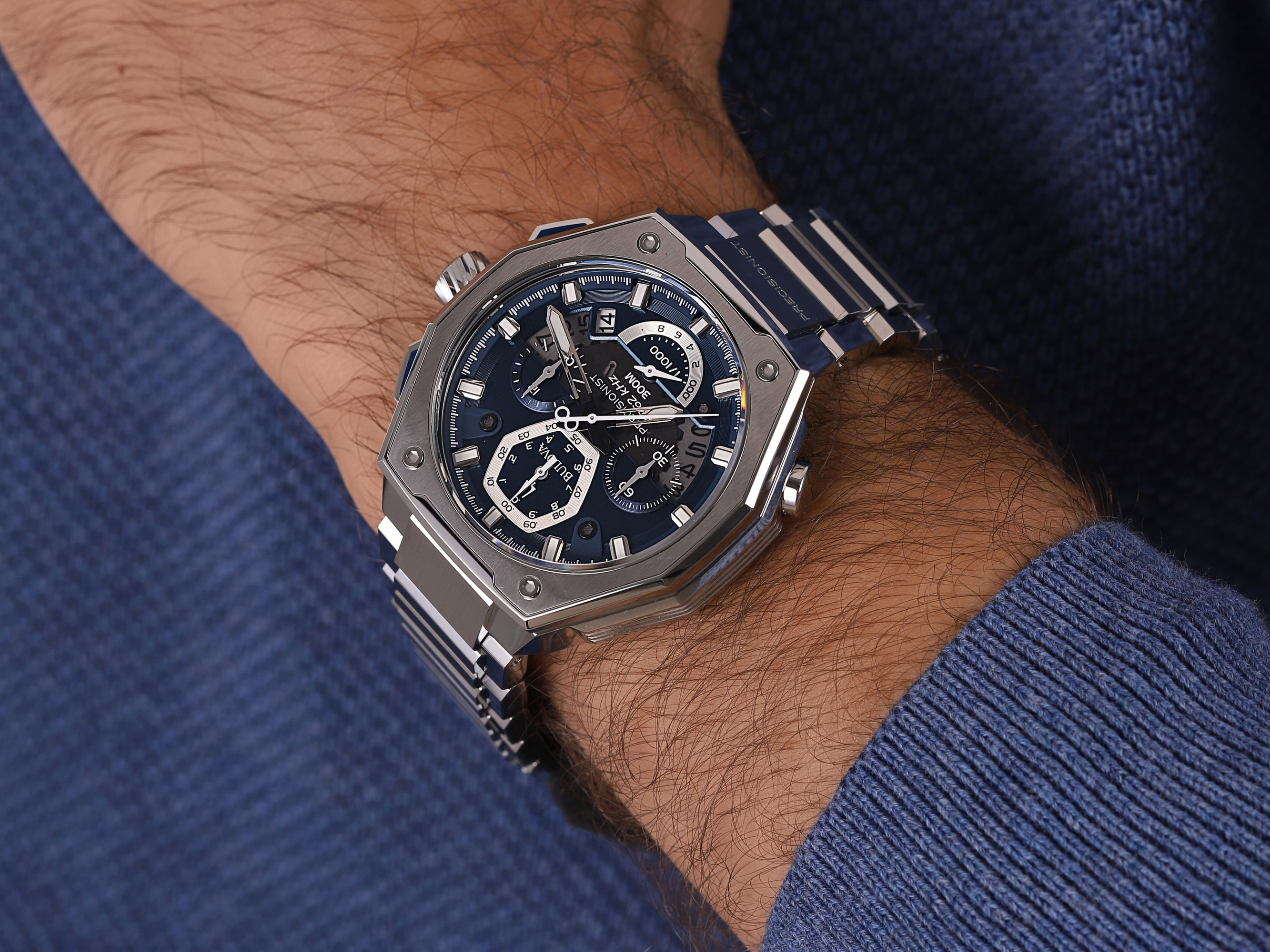 zegarek Bulova 96B349 Precisionist męski z chronograf Precisionist - miniatura 4