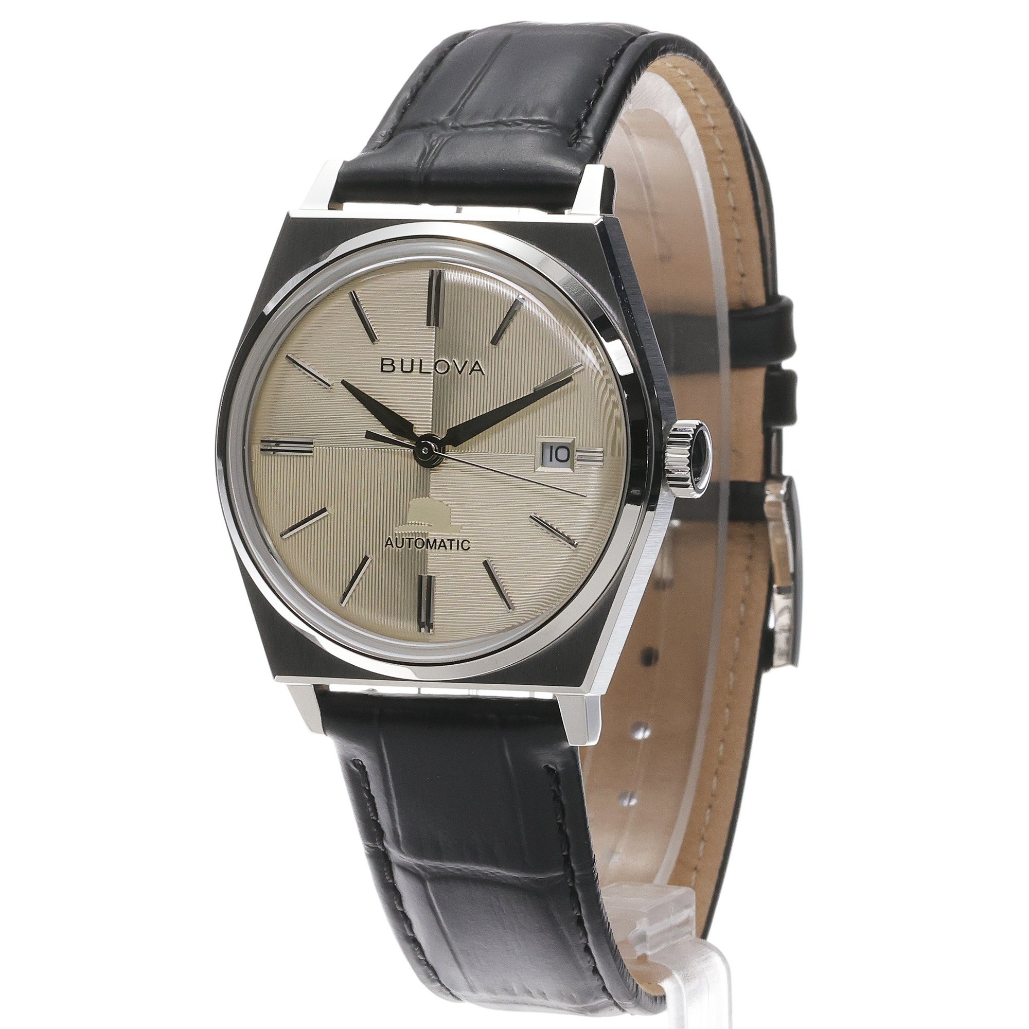 zegarek Bulova 96B483 srebrny Automatic - miniatura 2