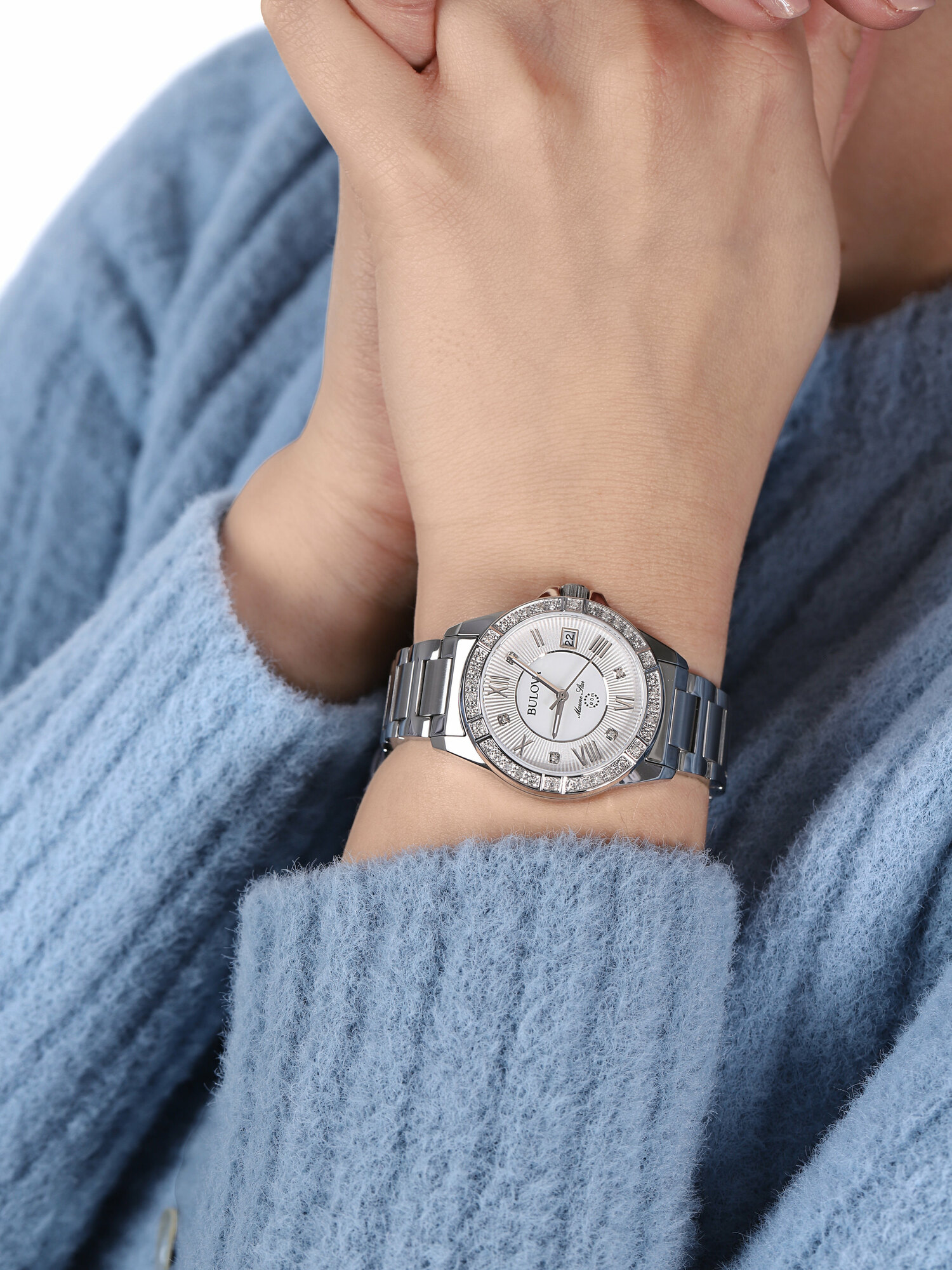 zegarek Bulova 96R232 kwarcowy damski Marine Star - miniatura 3