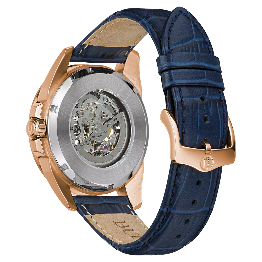 Bulova 97A161 męski zegarek Automatic pasek - miniatura 6