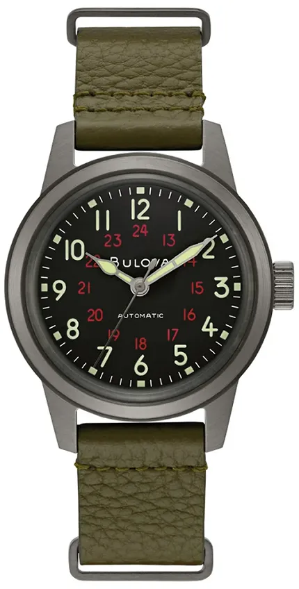 Bulova 98A255 Classic Military Hack - zdjęcie 1