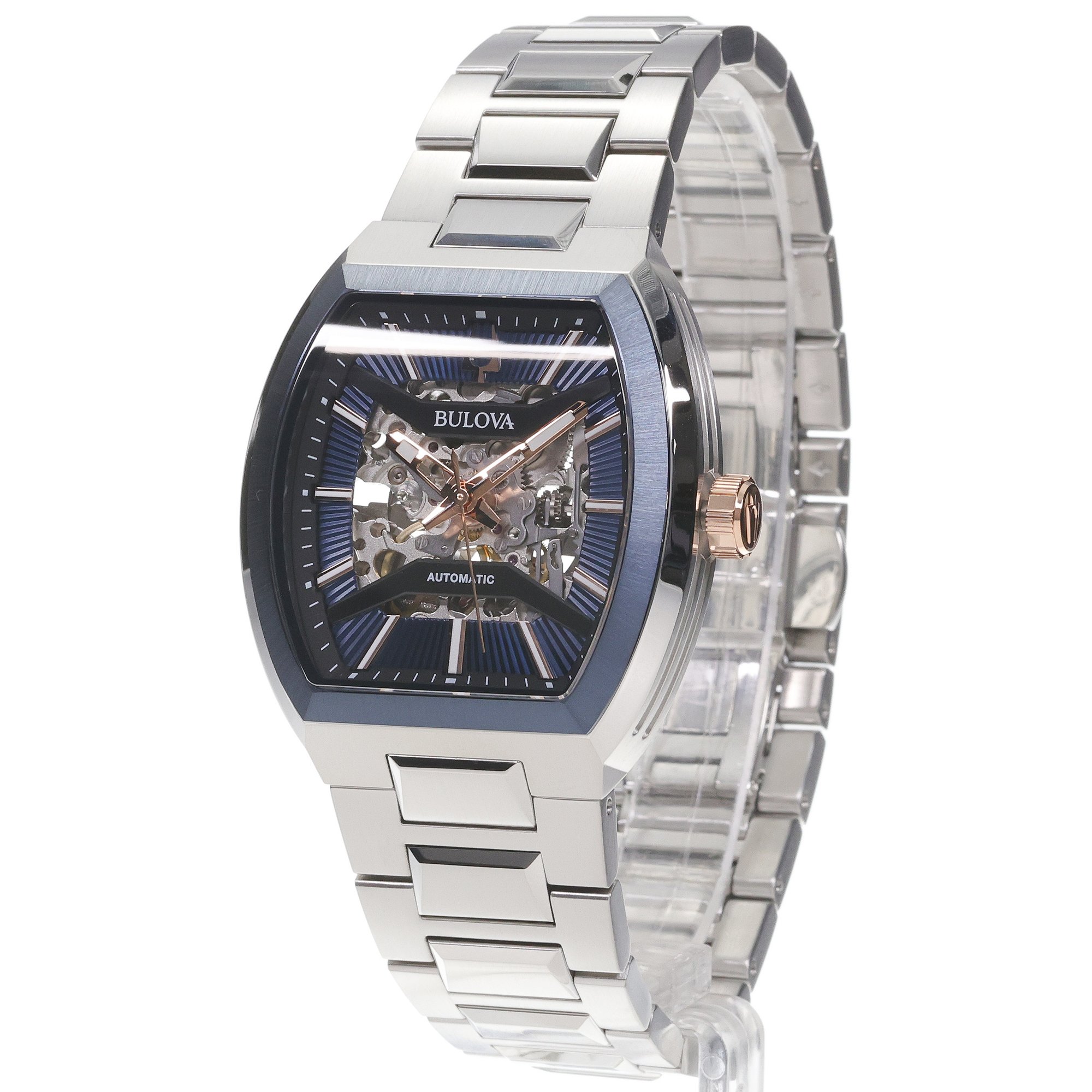 zegarek Bulova 98A319 automatyczny męski Maquina Automatic Skieleton - miniatura 2