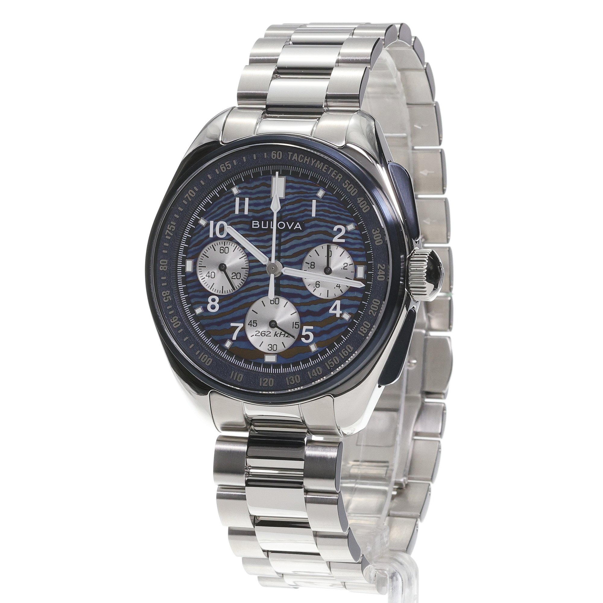 zegarek Bulova 98A329 kwarcowy męski Archive Series Lunar Pilot Timascus Limited Edition - miniatura 2