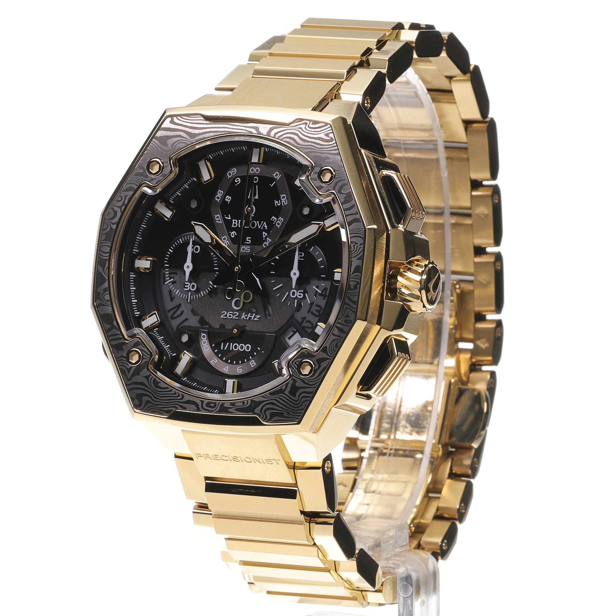 zegarek Bulova 98B429 kwarcowy męski Precisionist Precisionist Chronograph Special Edition - miniatura 2