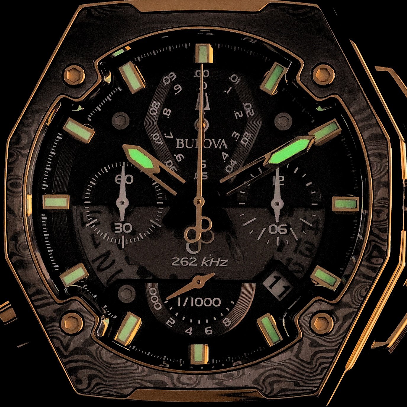 zegarek Bulova 98B429 srebrny Precisionist - miniatura 5