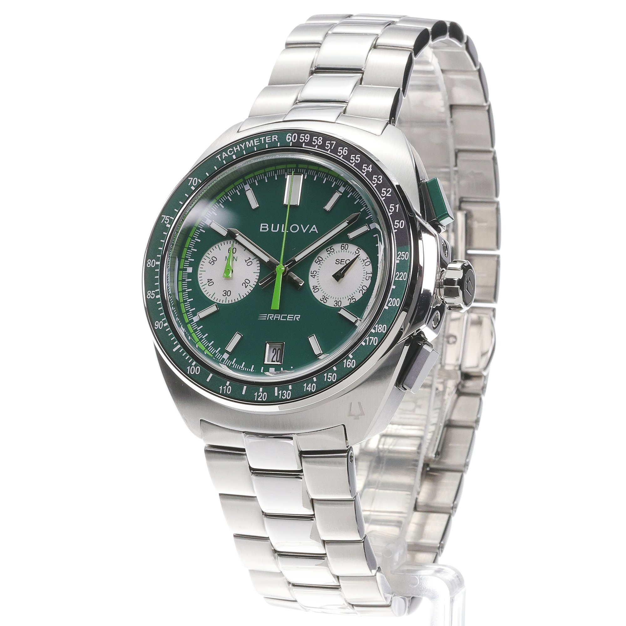 zegarek Bulova 98B468 Racer Chronograph Męskie szafirowe - miniatura 2
