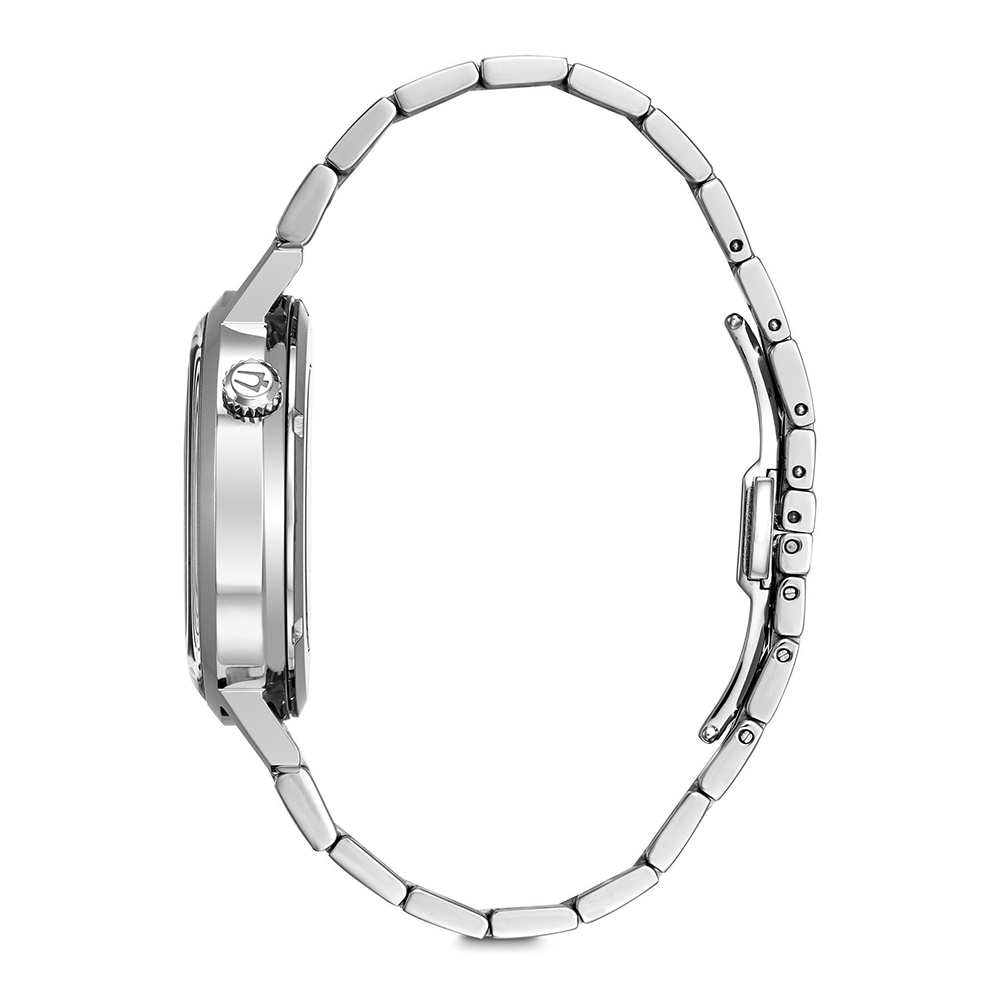 Bulova 96A199 zegarek srebrny klasyczny Automatic bransoleta - miniatura 5