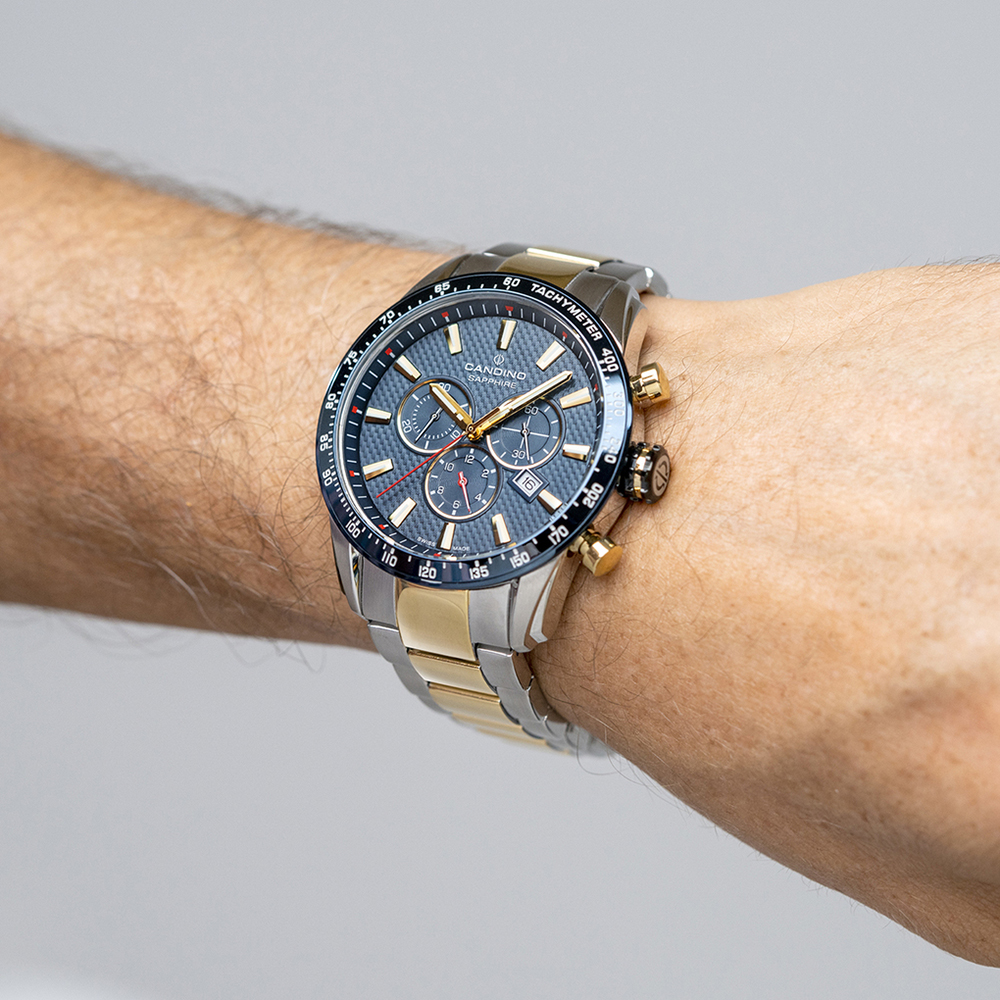 zegarek C4748-2 męski z tachometr GENTS SPORT CHRONOS - miniatura 4