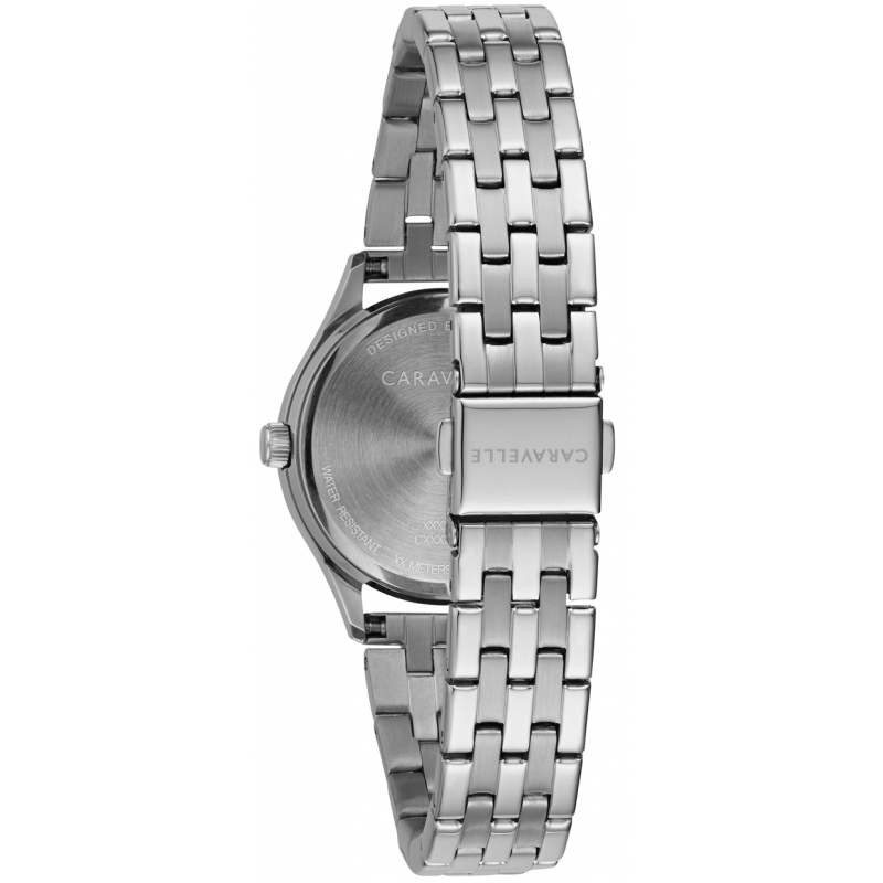 Caravelle 43M115 zegarek srebrny klasyczny Bransoleta bransoleta - miniatura 5