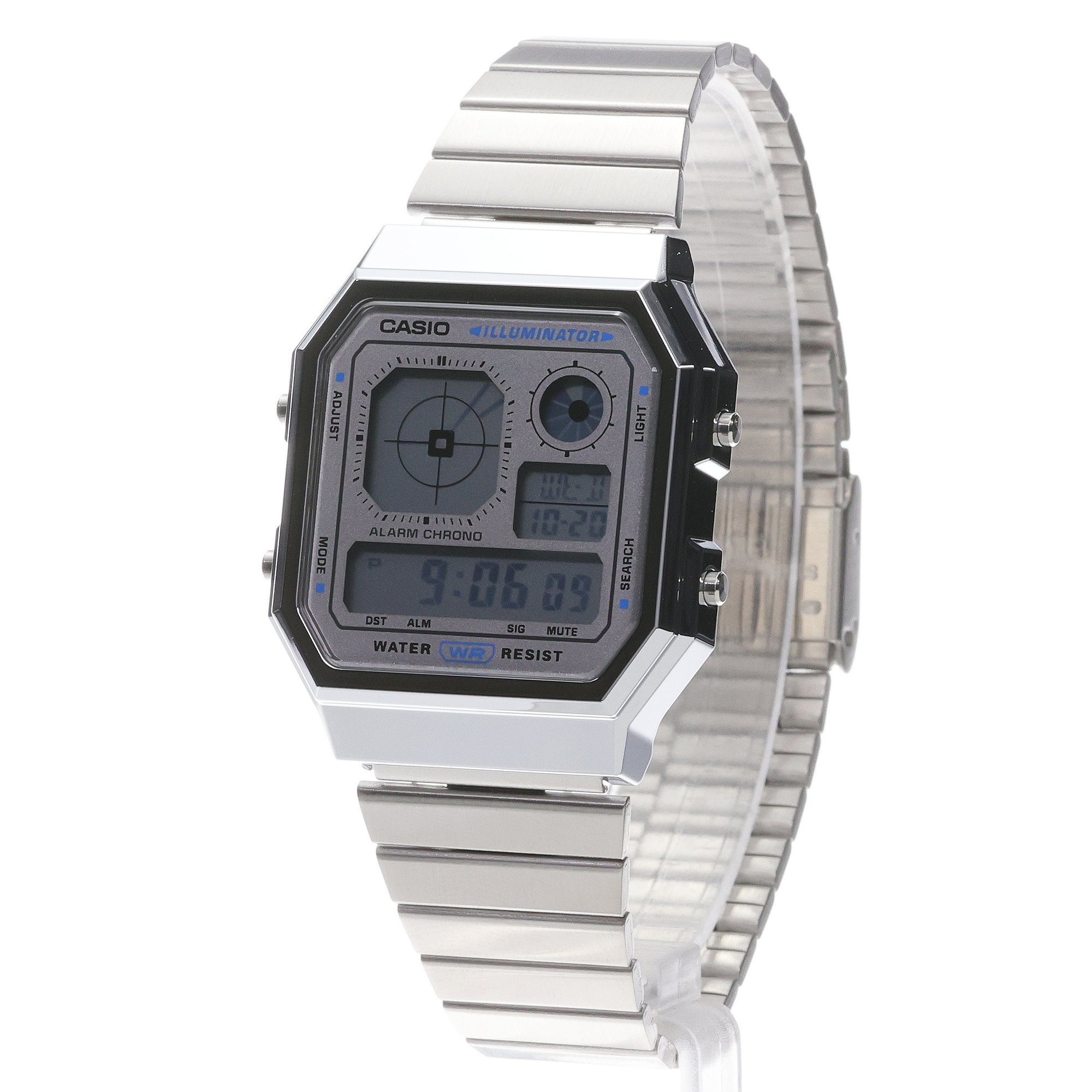 zegarek Casio A130WE-7AEF srebrny Retro