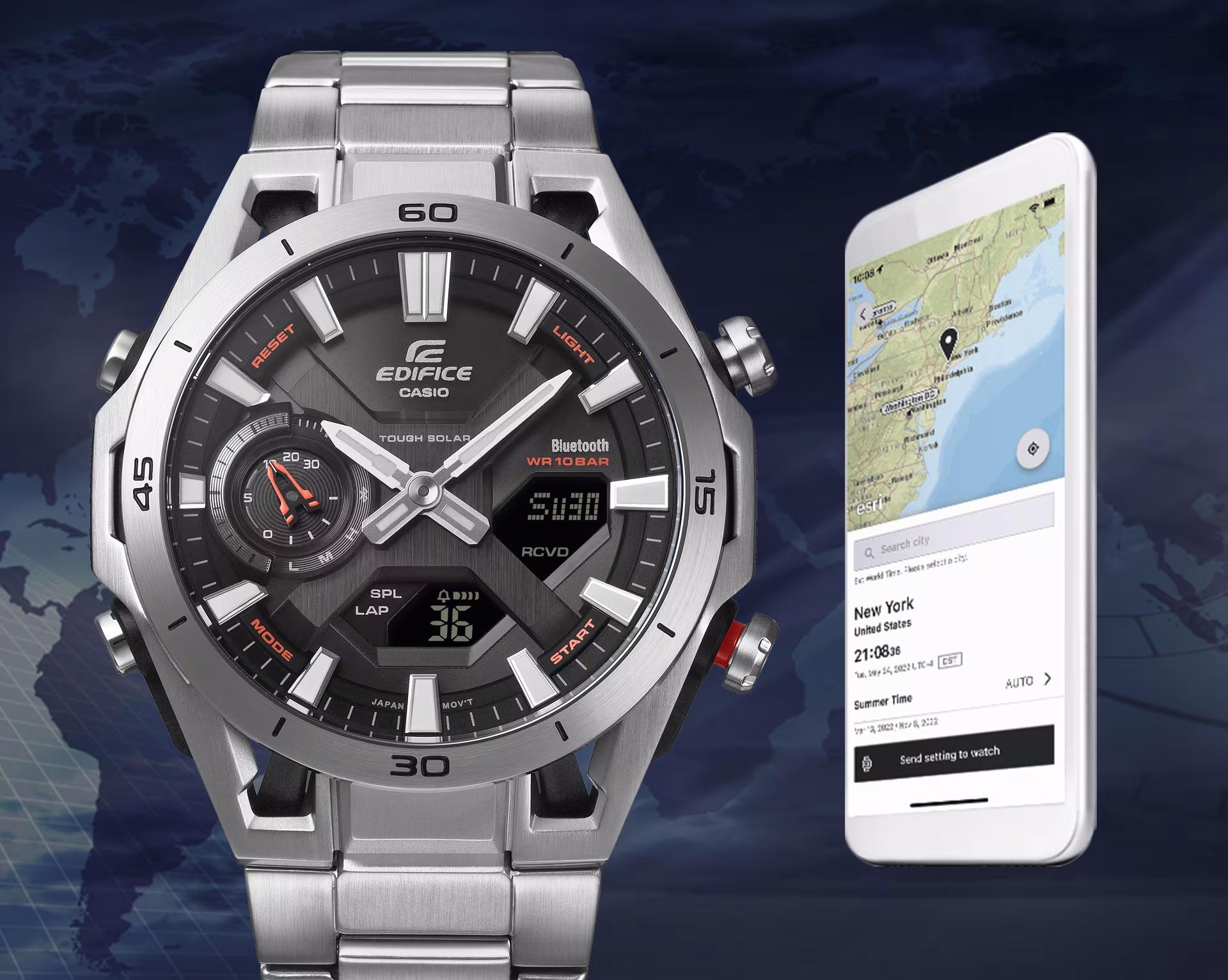 zegarek Casio ECB-2300D-2AEF