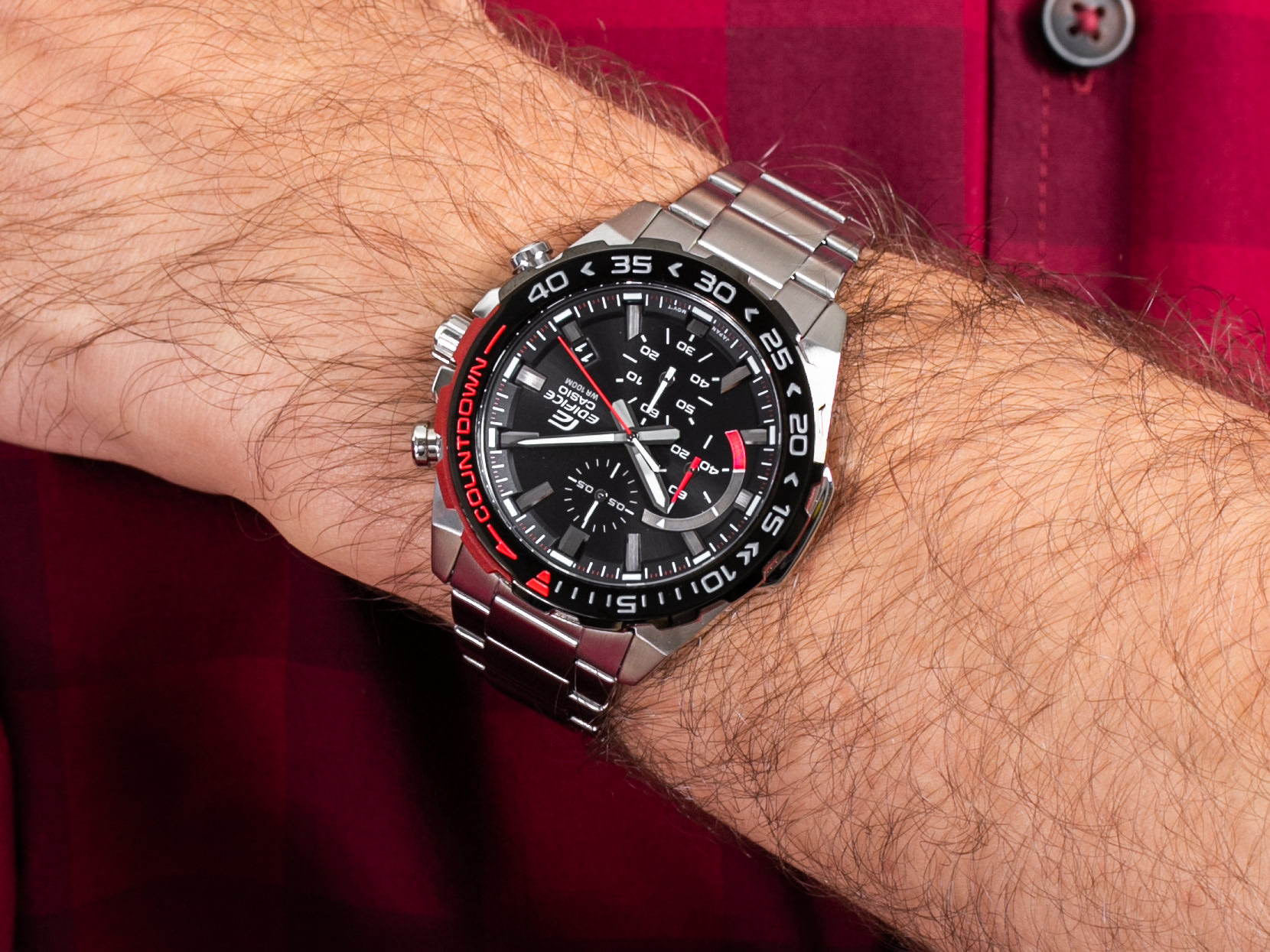 Zegarek EDIFICE Casio Chronograph męski - miniatura 4