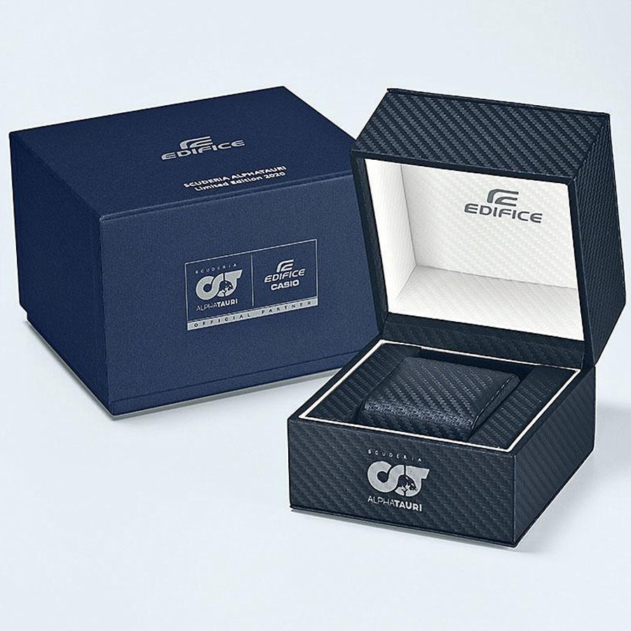 smartwatch Edifice EQB-1100AT-2AER SCUDERIA ALPHATAURI męski z tachometr EDIFICE Premium - miniatura 7