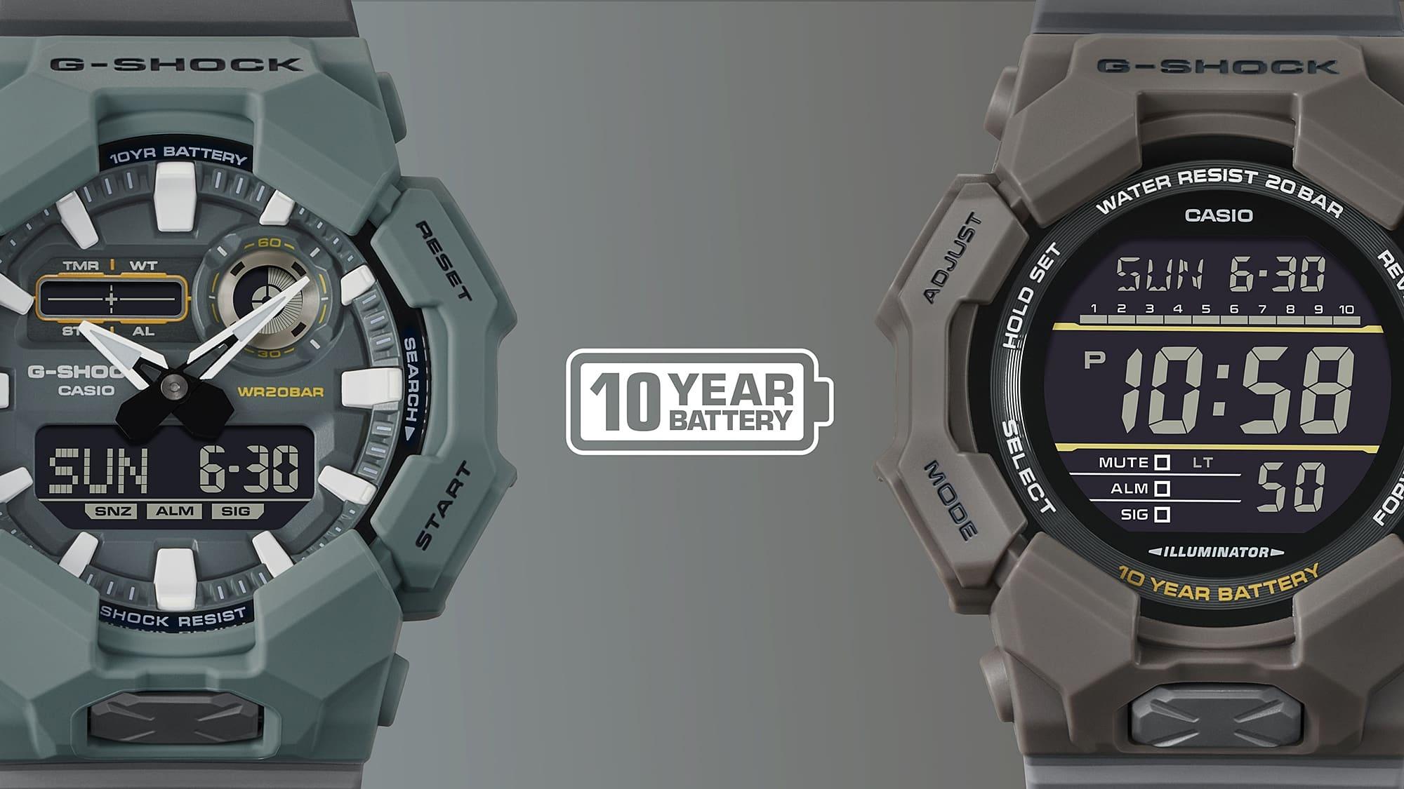 zegarek Casio GA-010CE-2AER Analog-Digital Classic Casio mineralne - miniatura 12