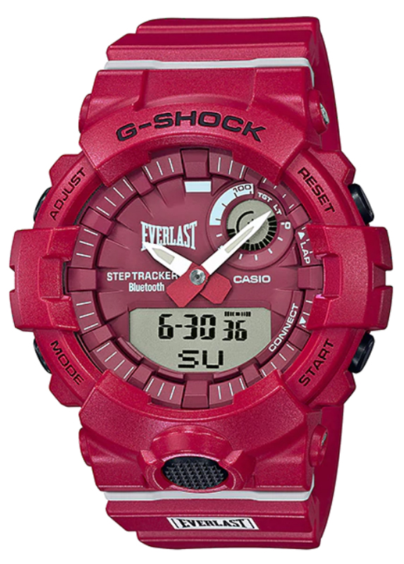 G-SHOCK G-SQUAD BLUETOOTH SYNC STEP TRACKER Everlast x G-Shock GBA-800EL-4AER
