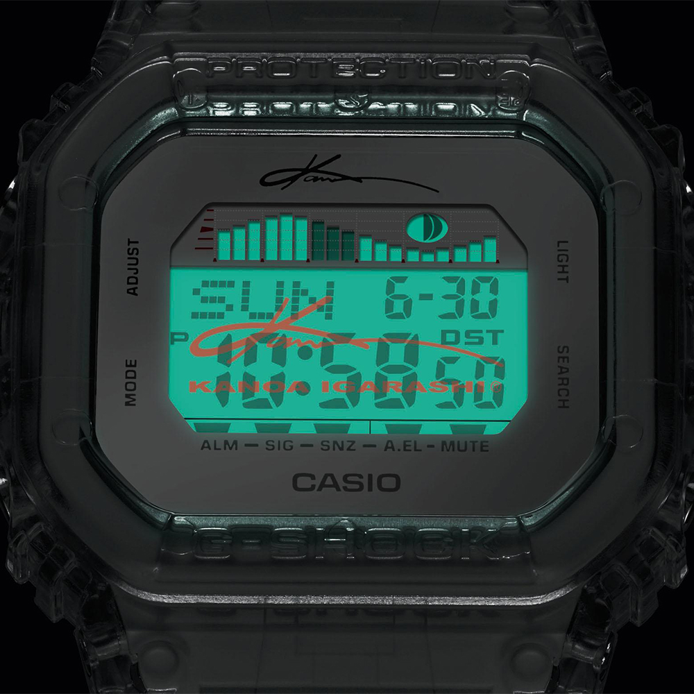 G-Shock GLX-5600KI-7ER zegarek bezbarwny sportowy G-Shock pasek - miniatura 5