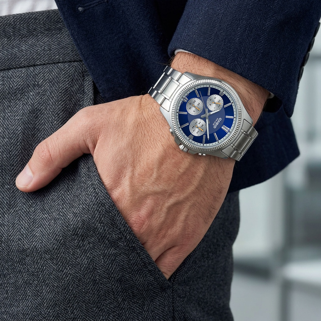 zegarek Casio MTP-1375PD-2A1VEF kwarcowy męski Męskie