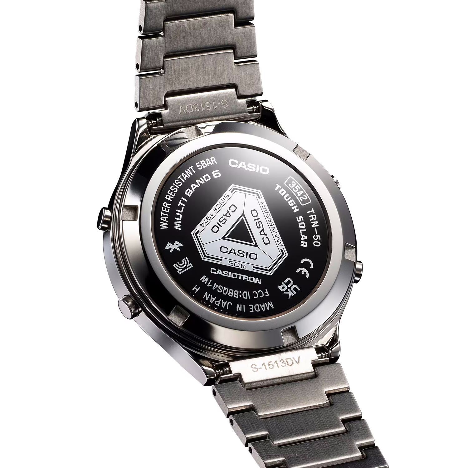 zegarek Casio TRN-50-2AER solar męski Retro Casiotron Re-creation Casio 50th anniversary - miniatura 6