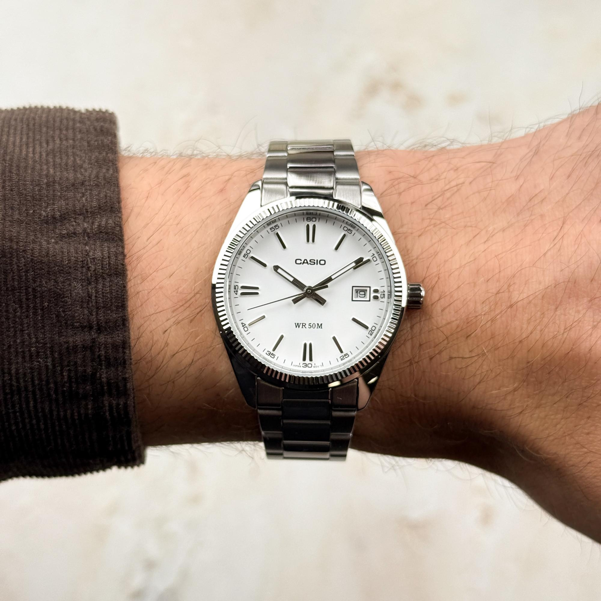 zegarek Casio UTP-1302PD-7AVEF kwarcowy męski Klasyczne Timeless Collection - miniatura 6