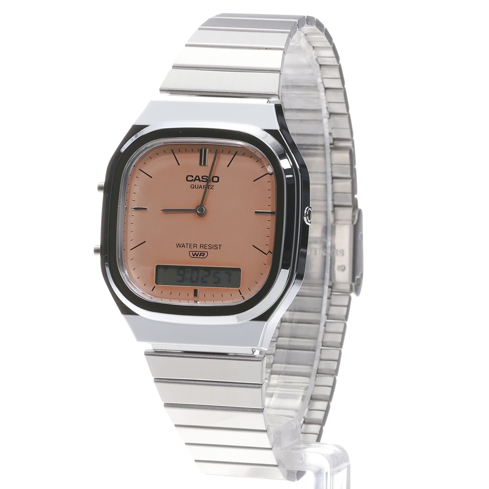 zegarek Casio Vintage AQ-240E-4AEF srebrny Vintage - miniatura 5