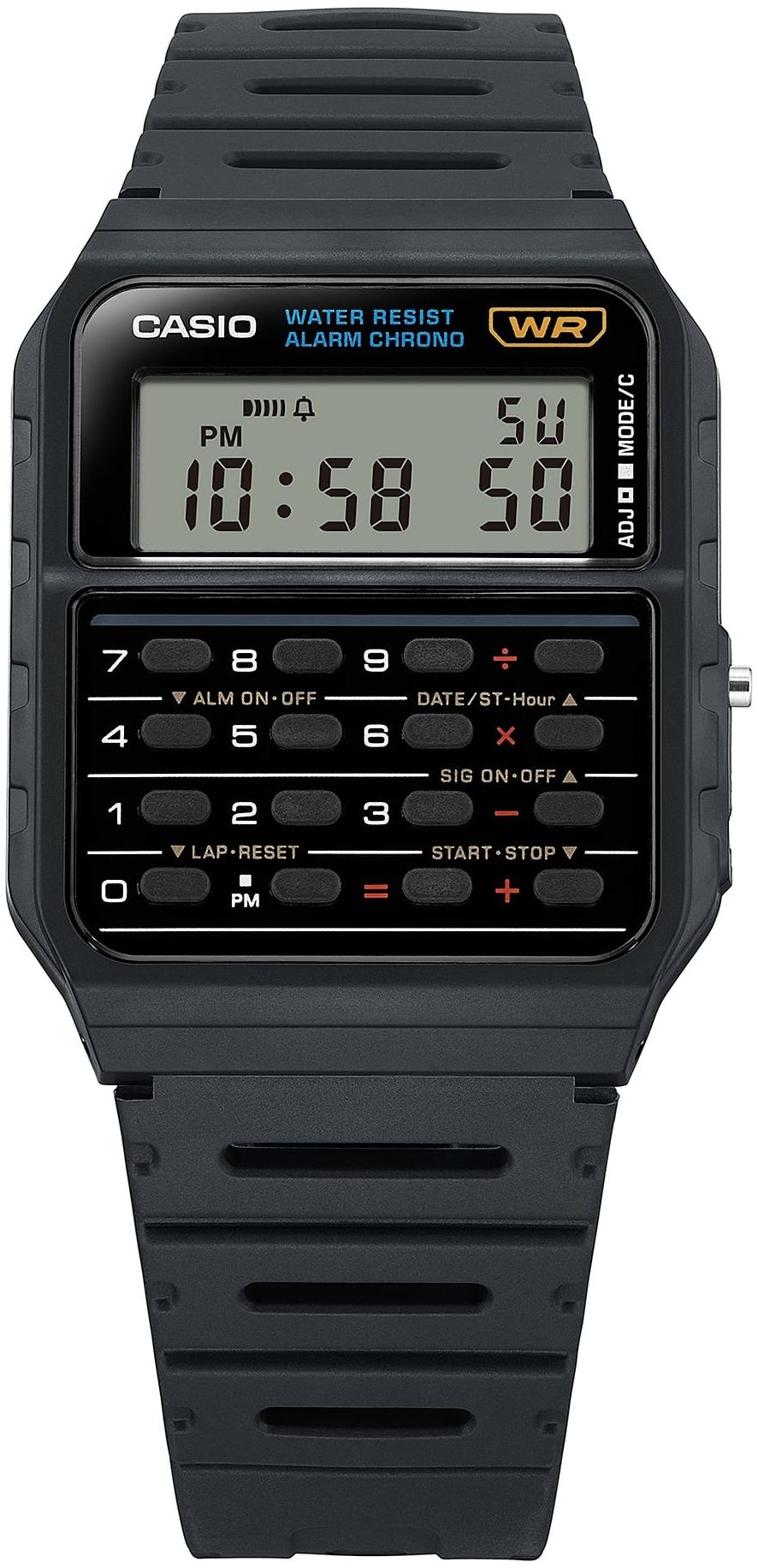 zegarek Casio Vintage CA-53W-1ER VINTAGE Oldschool akrylowe