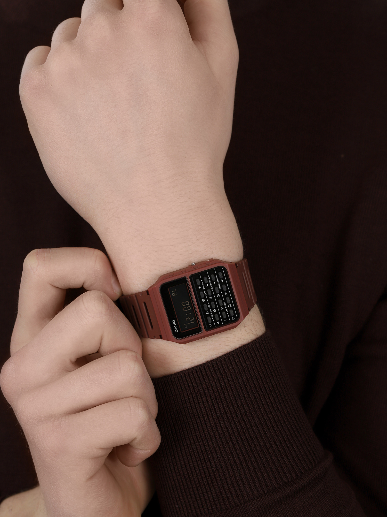 zegarek Casio Vintage CA-53WF-4BEF kwarcowy męski VINTAGE Oldschool OLDSCHOOL MANISH COLOR - miniatura 3