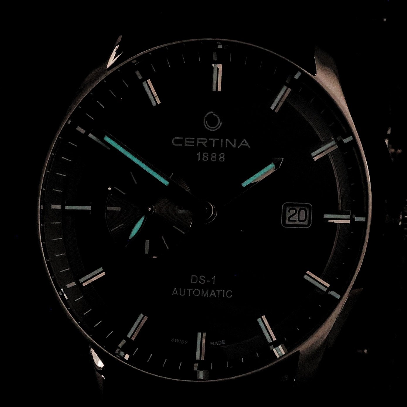 zegarek Certina C0064281605100 automatyczny męski DS-1 DS-1 Small Second 41mm - miniatura 5