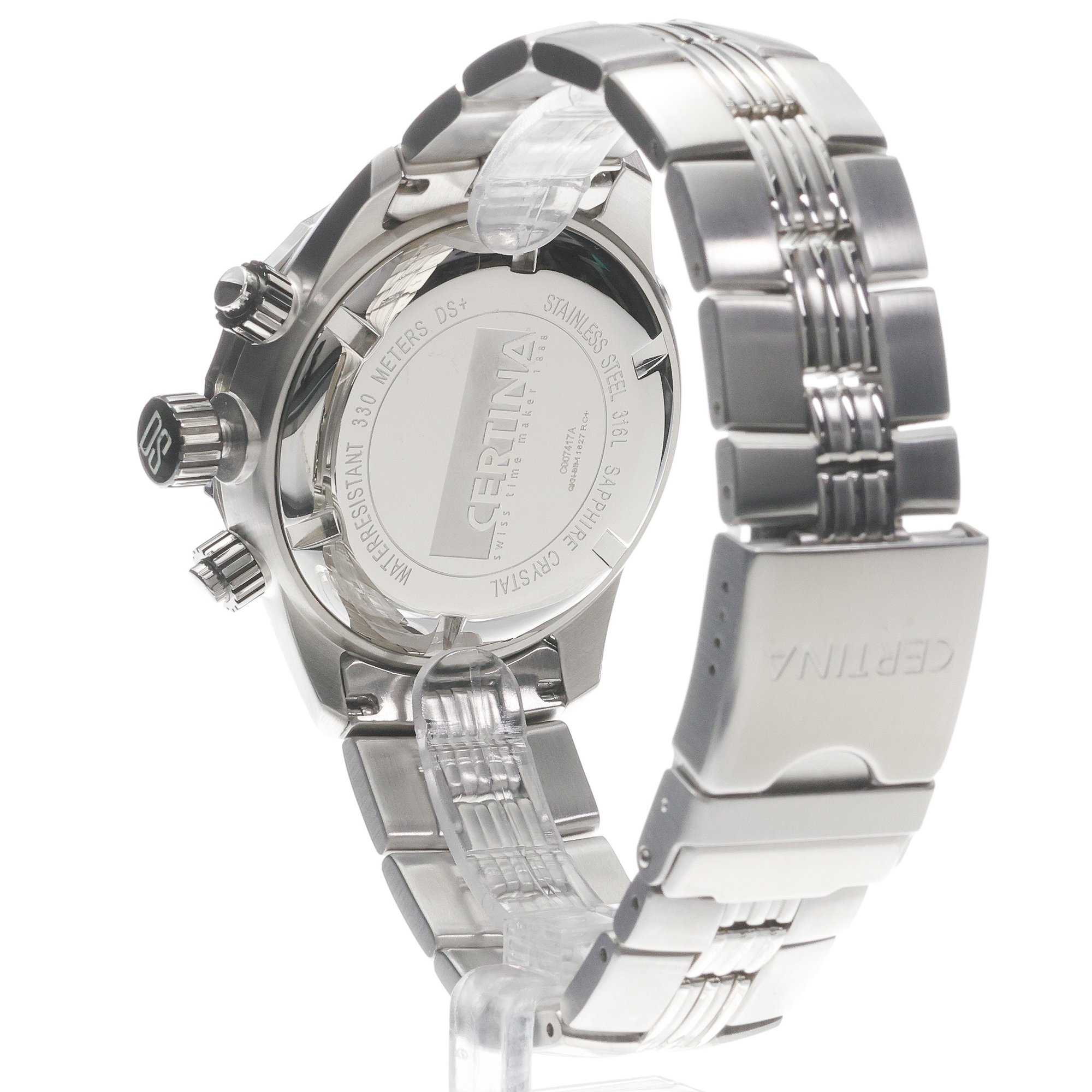 zegarek Certina C0074171105100 DS Blue Ribbon 43mm męski z chronograf DS Blue Ribbon - miniatura 4