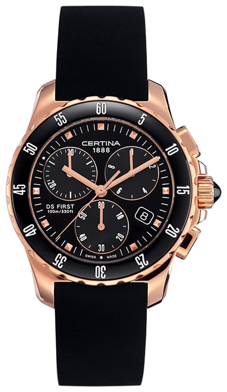 Certina DS First Lady Ceramic Chrono C014.217.37.051.00