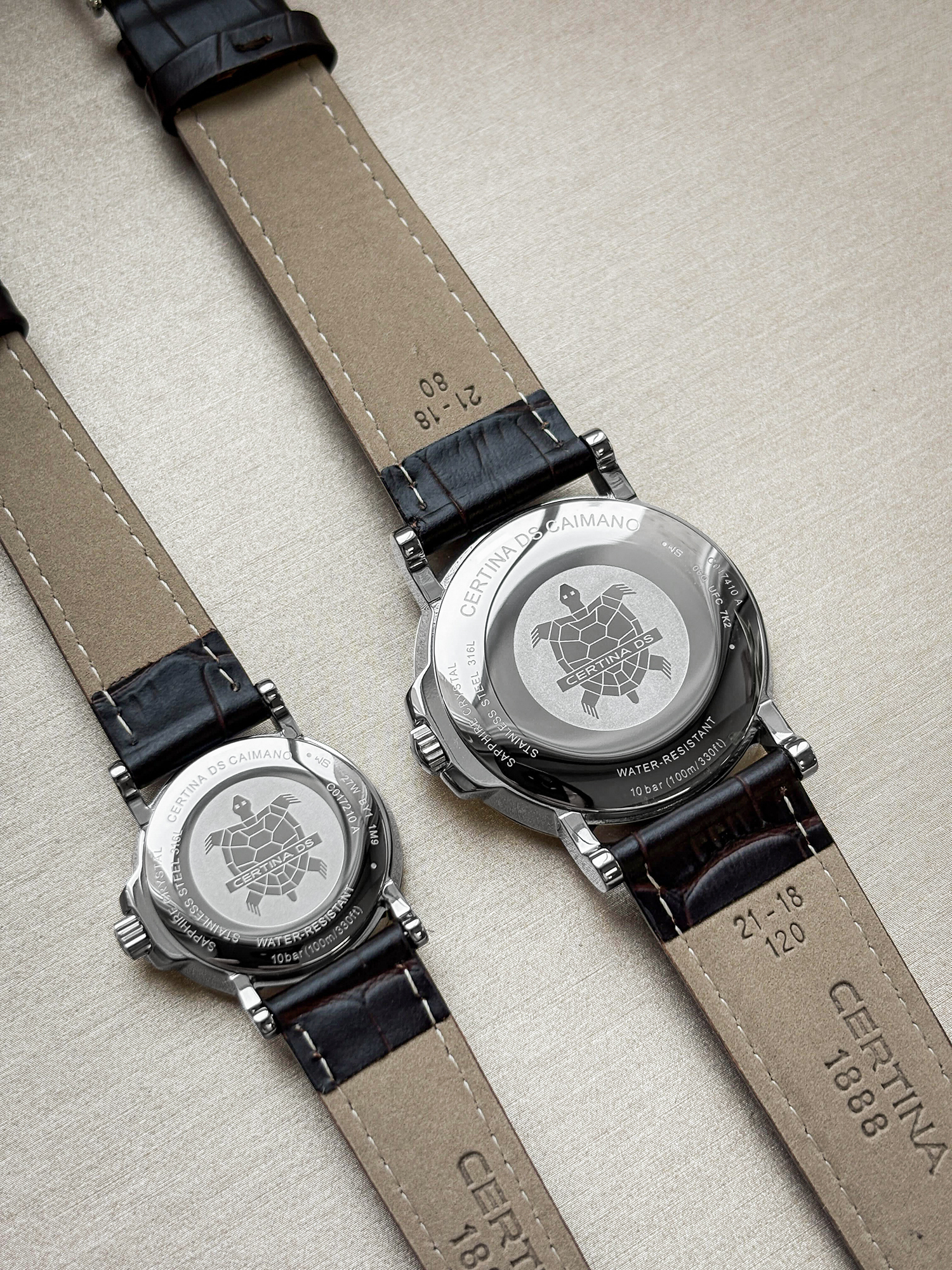 zegarek Certina C0172101603701 + C0174101603701 DS Caimano Couple Set DS Caimano - miniatura 8