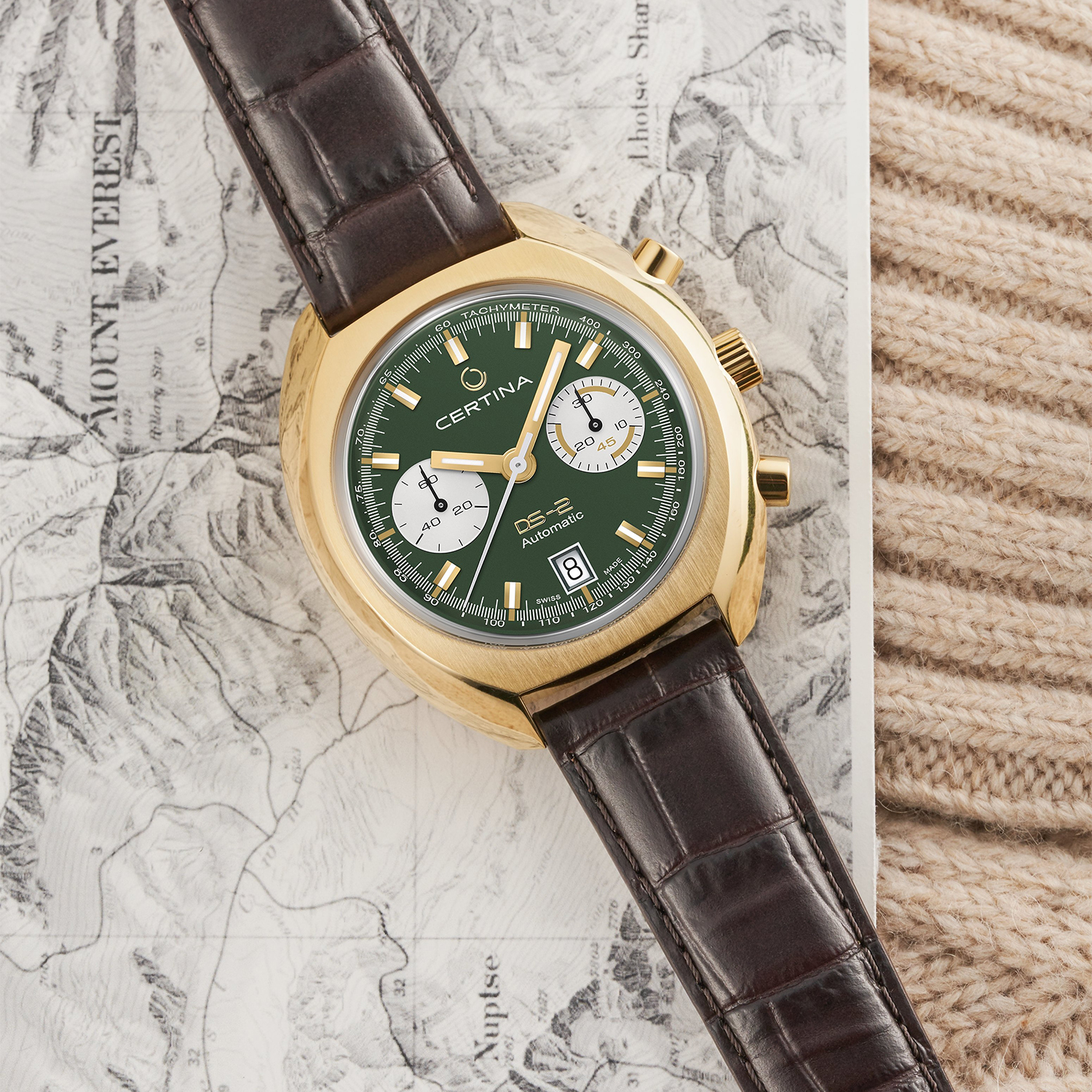zegarek Certina C0244623609100 DS-2 Chronograph Automatic męski z tachometr DS-2
