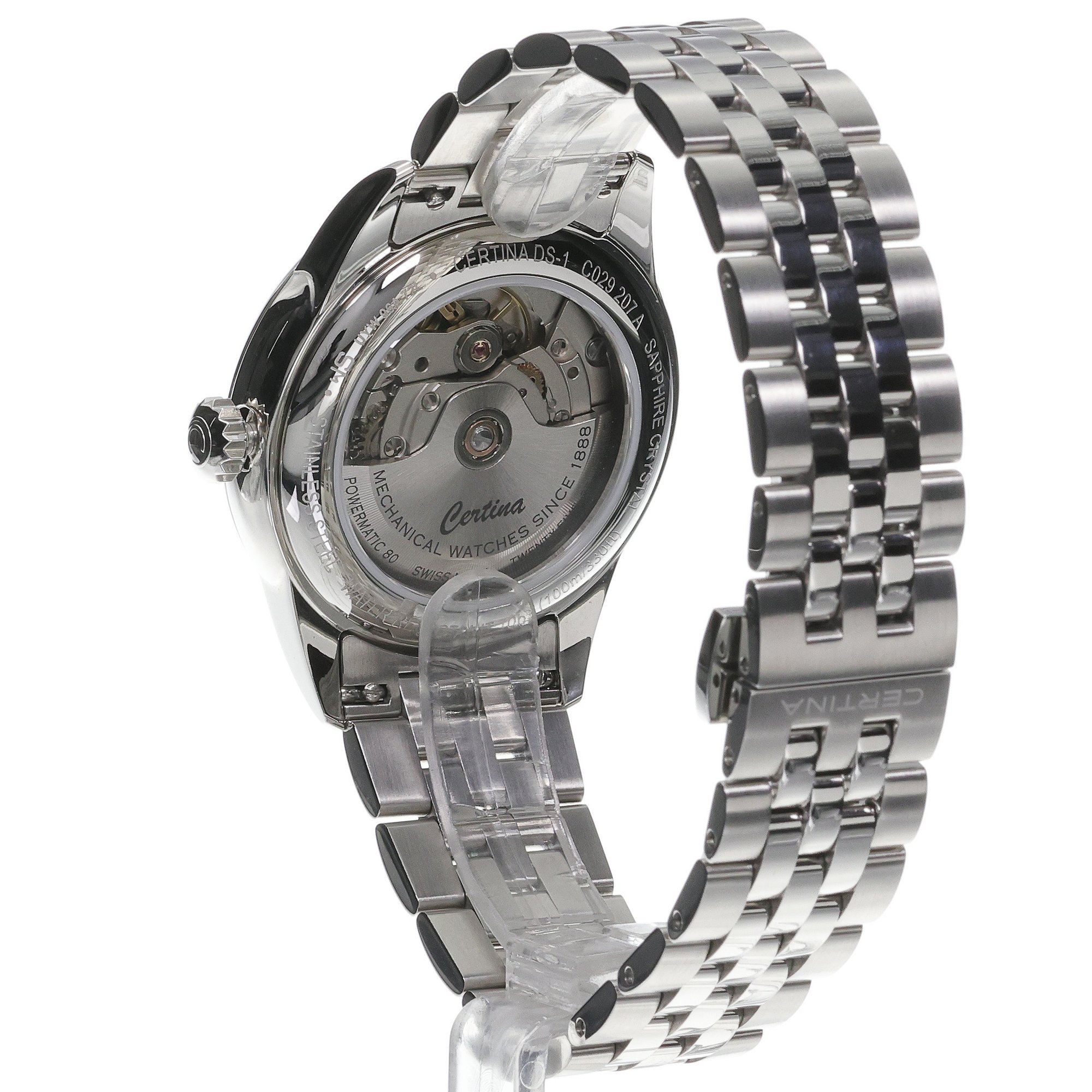 zegarek Certina C0292071104100 automatyczny męski DS-1 DS-1 Powermatic 80 38mm