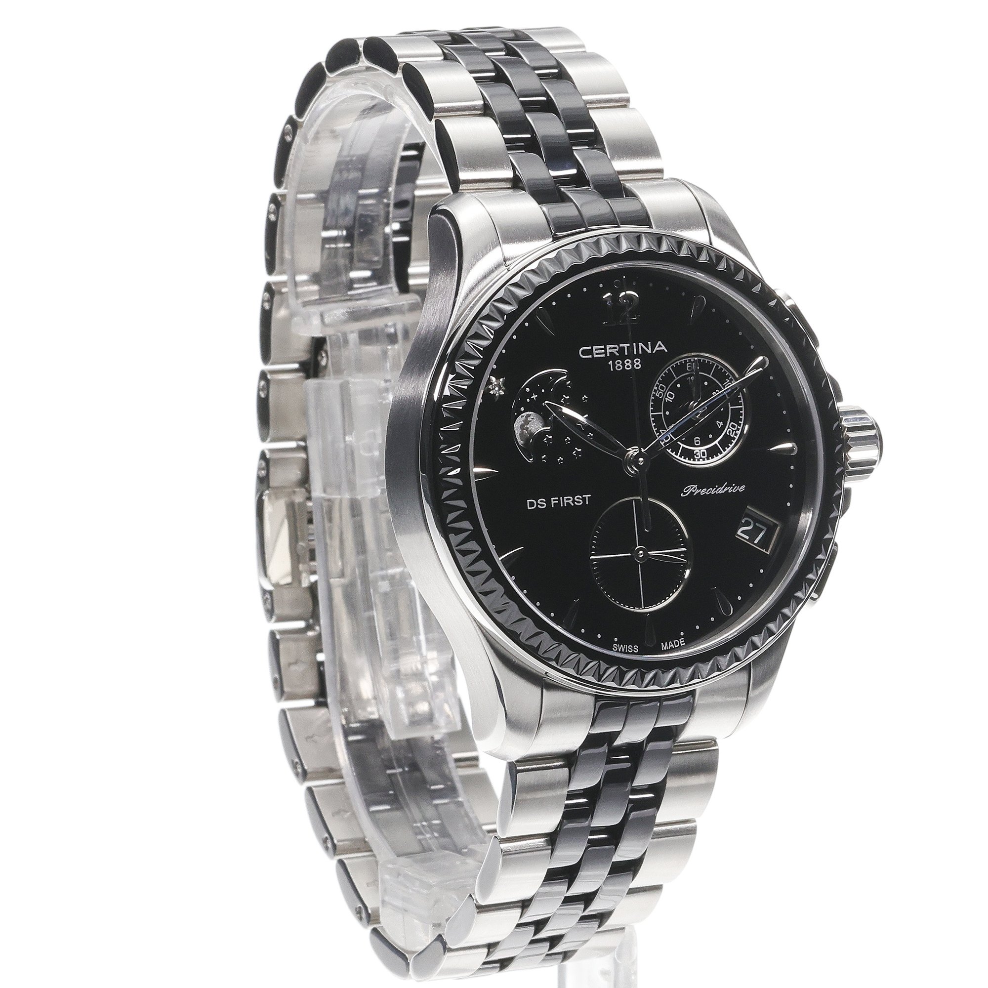 zegarek Certina C0302501105600 DS First Lady Chronograph Moon Phase damski z chronograf DS First